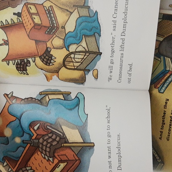 Dinotrux Diecast Figures Collectibles Scrap-It Waldo Ty Rux Scrapadactyl + Books - Picture 13 of 15